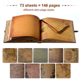 ELMAS 146 Page DIY Adventure Scrapbook Photo Album - Al Masam Stationery LLC